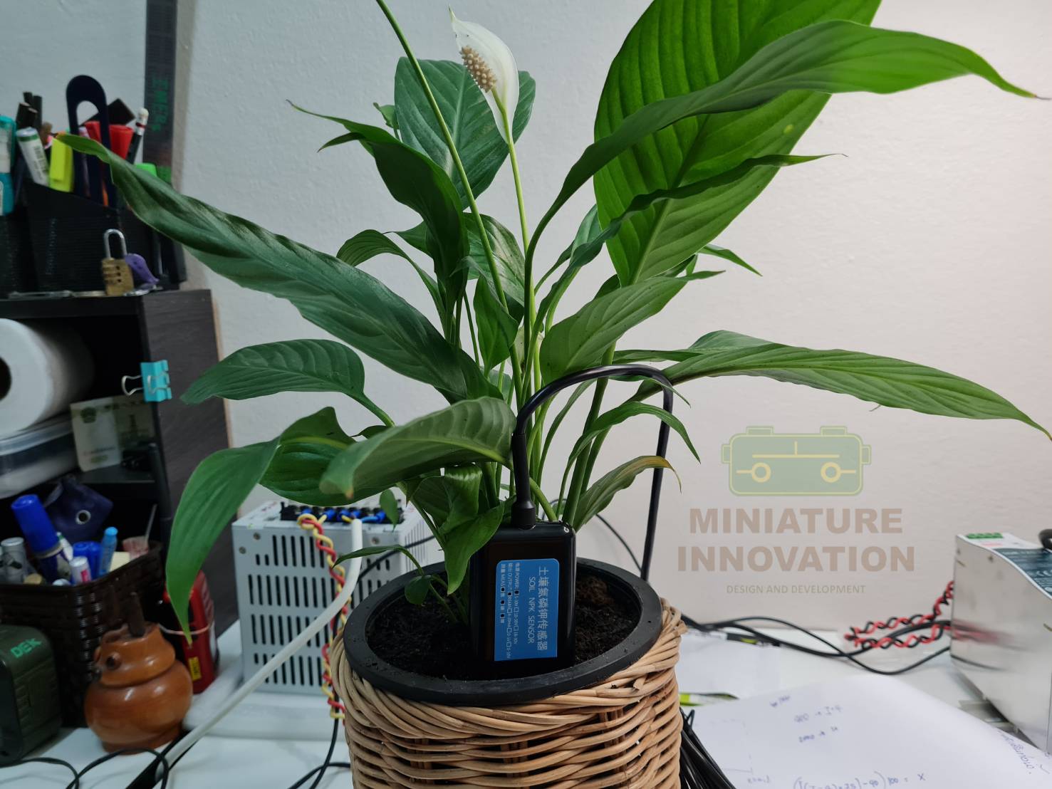 Soil NPK Sensor NPK sensor MODBUS RTU485 สำหรับวัดธาตุ สารอาหารในดินเชิงการเกษตร OUTPUT RS485