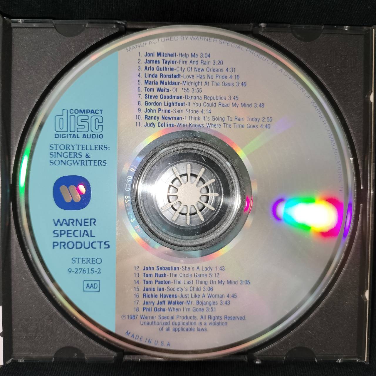 Various – Storytellers: Singers And Songwriters / USA / แผ่นดี