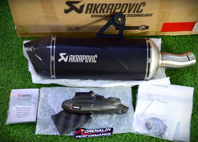 ท่อ Akrapovic ปลายดำ สำหรับ R1250GS GSA ปี 2021+ (For Exhibition only)