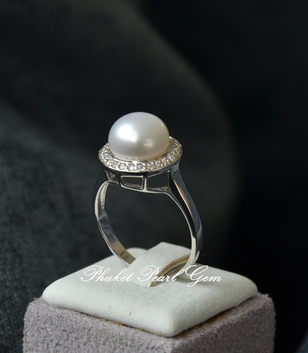 AAA Genuine Pearl Ring Phuket Pearl Gem