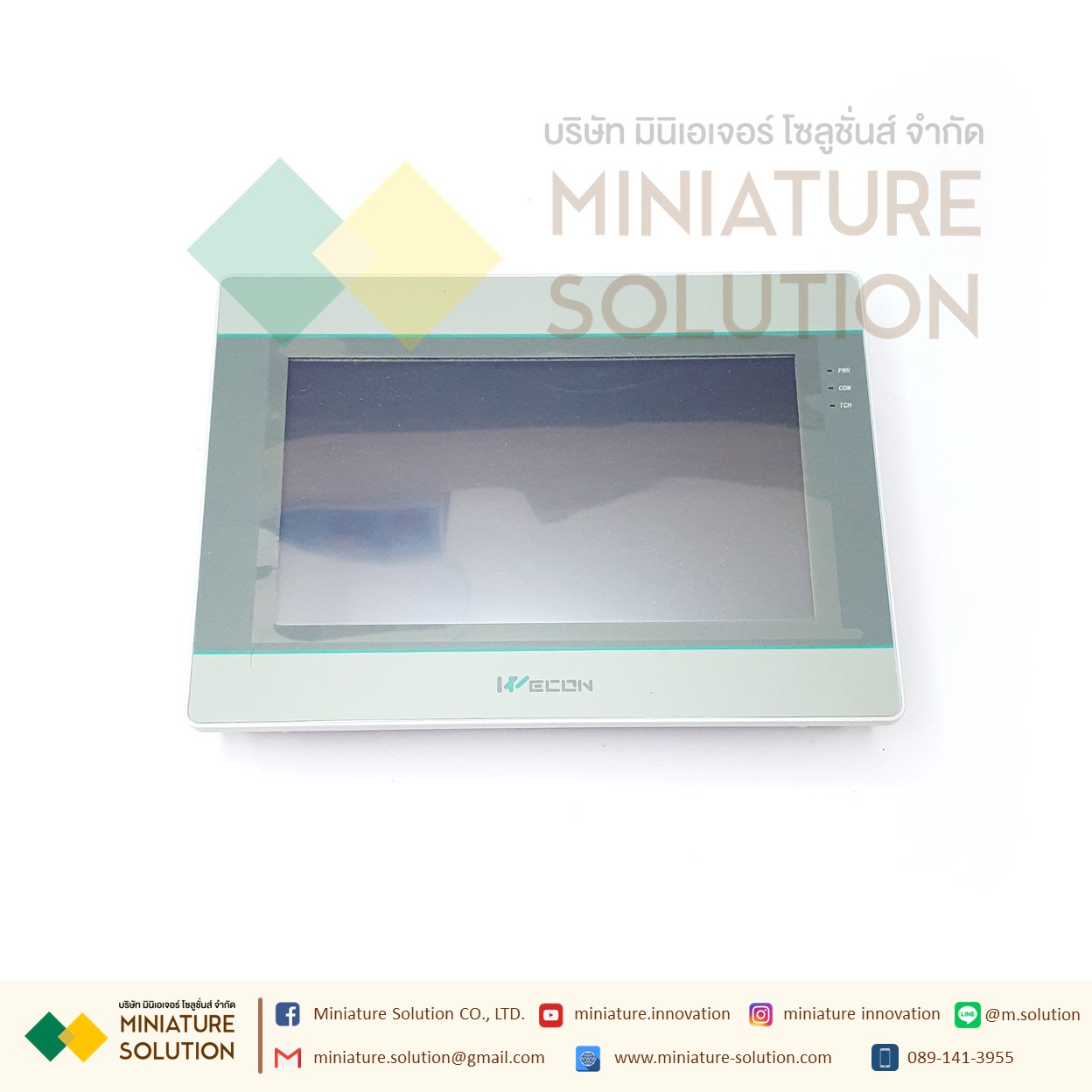 Wecon PI3070ig HMI จอ HMI IOT หน้าจอแสดงผล ขนาด 7 นิ้ว SUPPORT IIoT Vnet PI3070ig