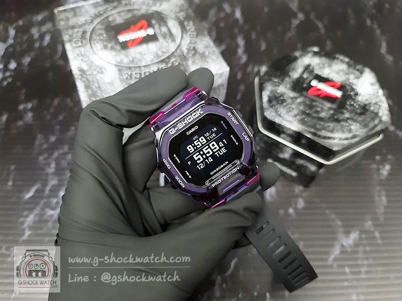 CASIO G-SHOCK นาฬิกาข้อมือ นาฬิกากันน้ำ นาฬิกาของแท้ ประกันศูนย์ CMG 1 ปี รุ่น GBD-200SM-1A6