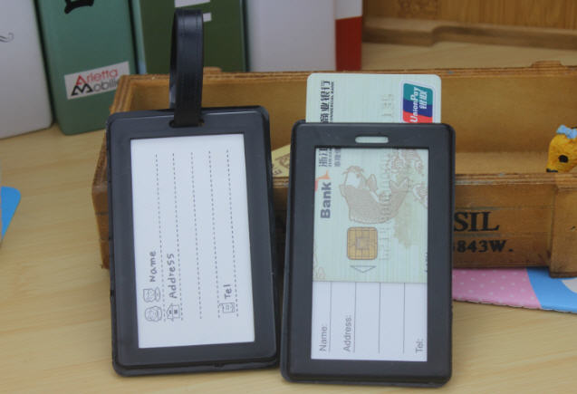 ป้ายติดกระเป๋าเดินทาง,Luggage Tag,แท็กติดกระเป๋ายางหยอด,ป้ายห้อยกระเป๋า