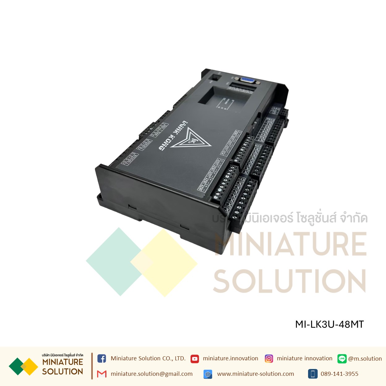 PLC LK3U-48MT-10AD-2DA MITSU GXWork