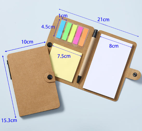 กระดาษโน๊ต+ปากกา,สมุดโน๊ต,Post-it,โพสอิท,ขนาด10*15.3cm