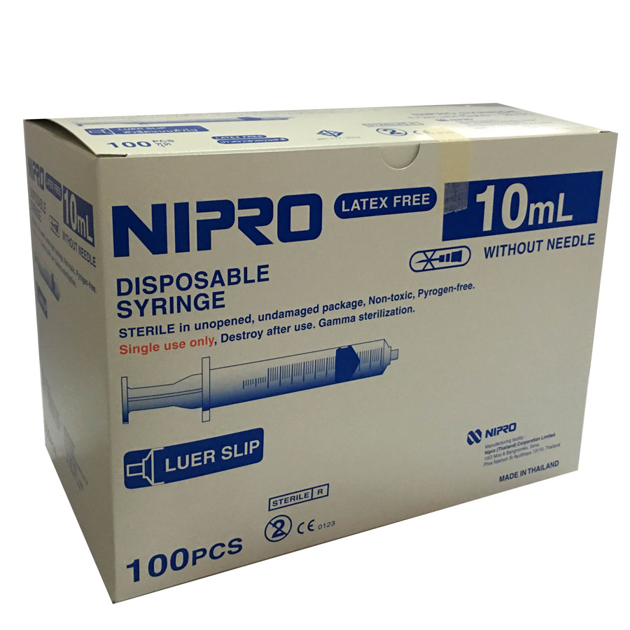 ไซริ้งพลาสติก Nipro ขนาด 10 cc.