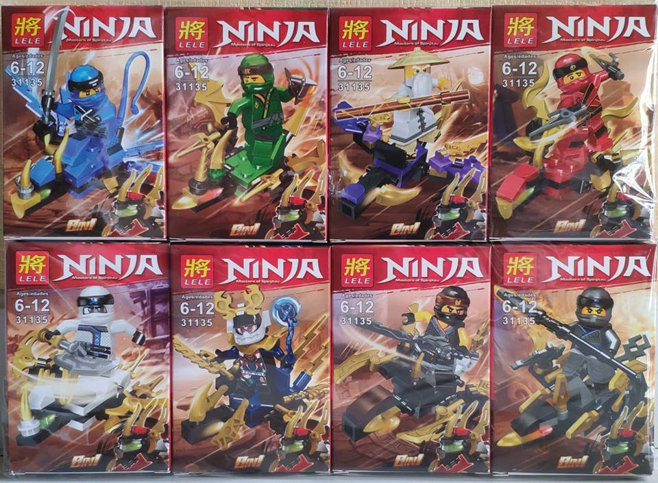 เลโก้จีน LELE.31135 ชุด Ninja Go