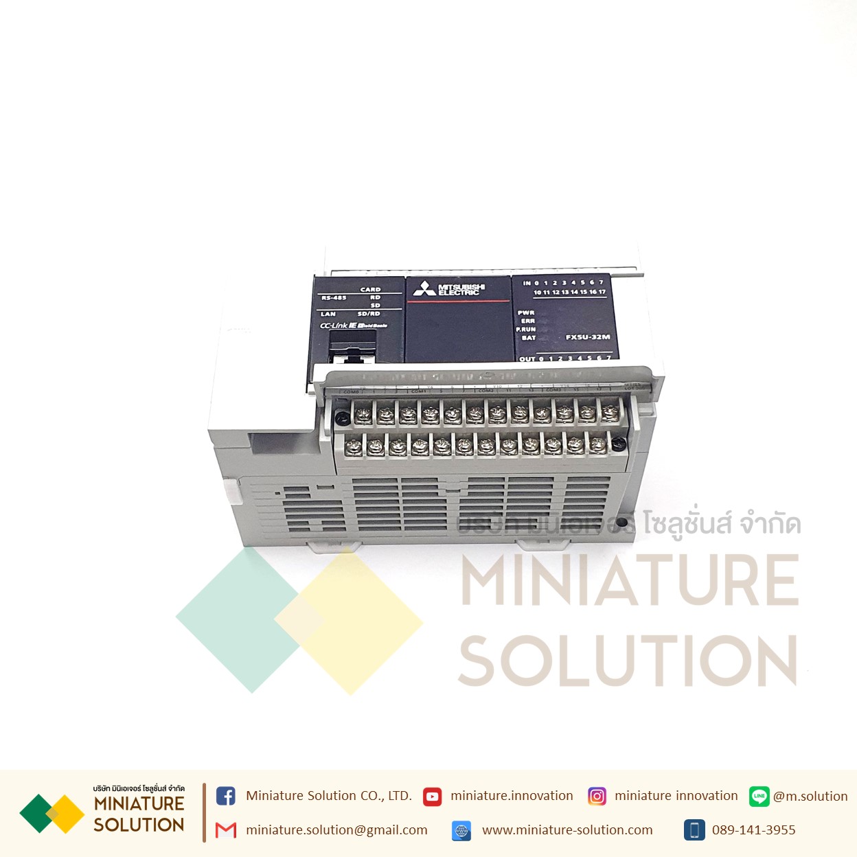 Mitsubishi PLC controller FX5U-32MR ES 64MR 80MR 32MT 64MT ESS AC/DC/RELAY