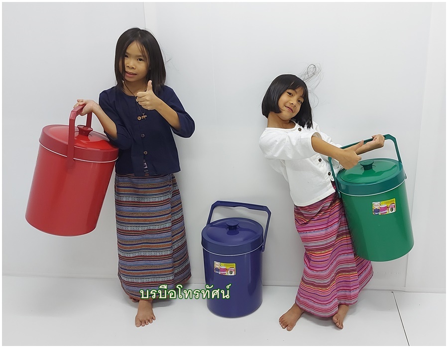 กระติกน้ำแข็งสีทึบใหญ่ กระติกใส่น้ำแข็ง กระติกเก็บความเย็น เก็บอุณหภูมิสีเข้ม