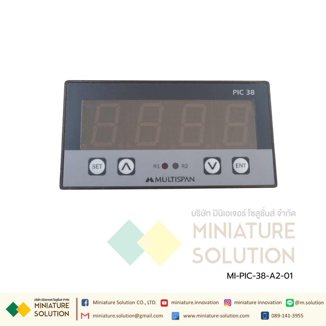 PIC-38-A2-01 Process Controller, 48x96 Multispan