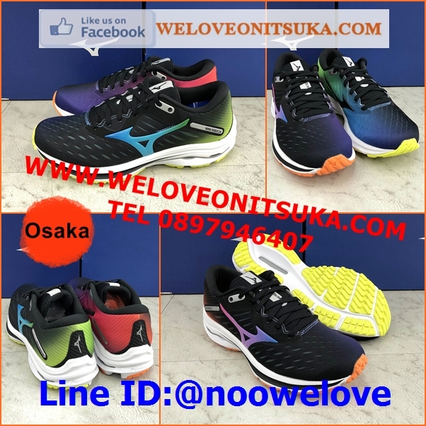 Mizuno Wave Rider 24 Osaka รองเท้าวิ่งออกกำลังกาย สี2ข้างไม่เหมือนกัน เทคโนโลยี Enerzy นุ่มใส่สบายเท้า เบา น่าใช้ J1GC200818
