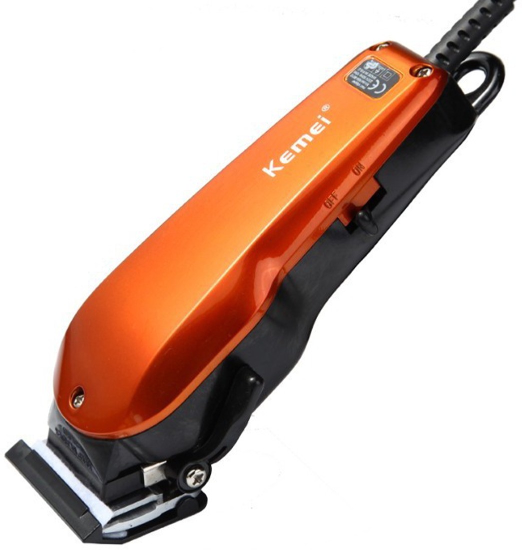 Kemei-9012 ปัตตาเลี่ยนแบบมีสาย สำหรับช่างตัดผมมืออาชีพ หัวตัดสเตนเลส