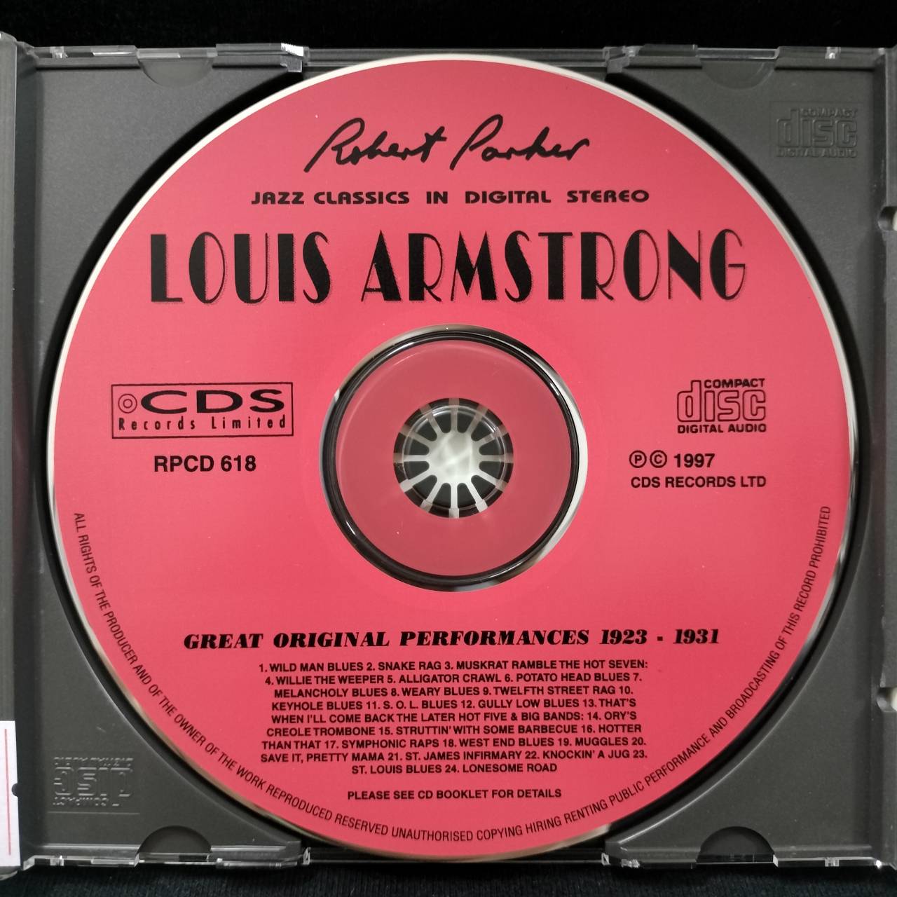 Louis Armstrong – Great Original Performances: 1923-1931 / USA / แผ่นดี