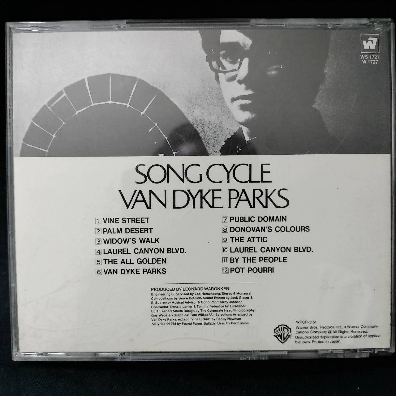 Van Dyke Parks – Song Cycle / JAPAN / แผ่นดี