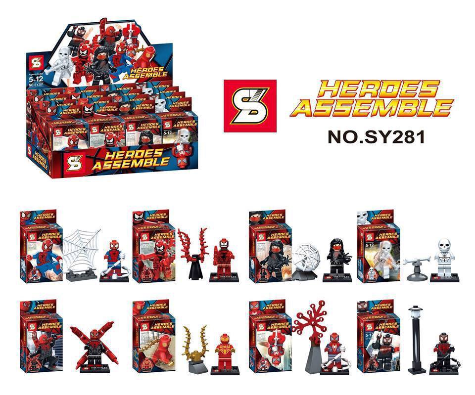 เลโก้จีน SY 281 ชุด super heroes Spider man 2
