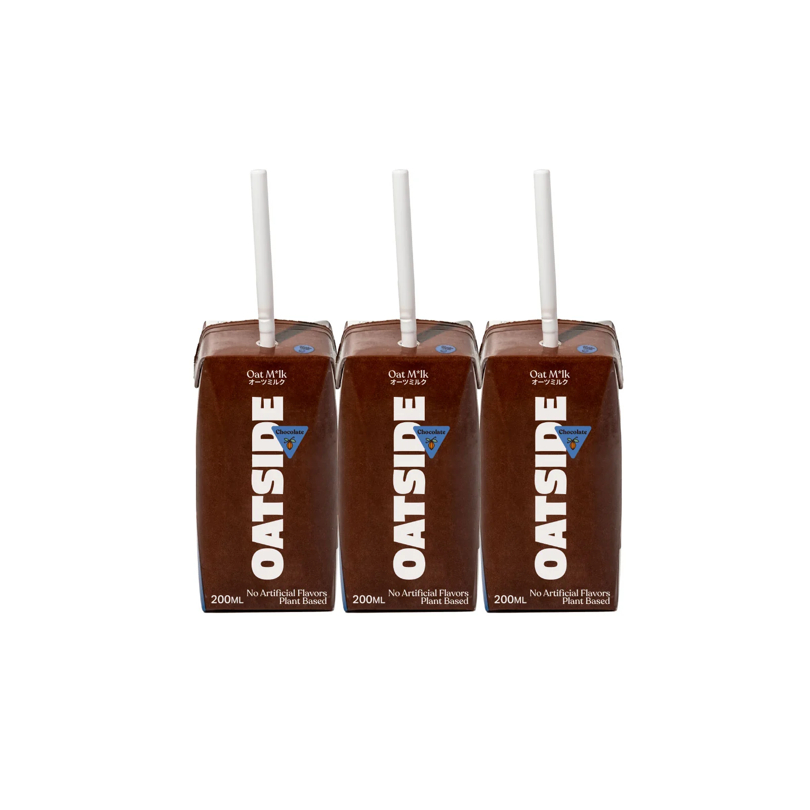 Oatside Oat milk Drink Chocolate Flavor โอ๊ตไซด์ น้ำนมข้าวโอ๊ต ช็อคโกแลต แพค 200 ml. x 3 (05-8653)