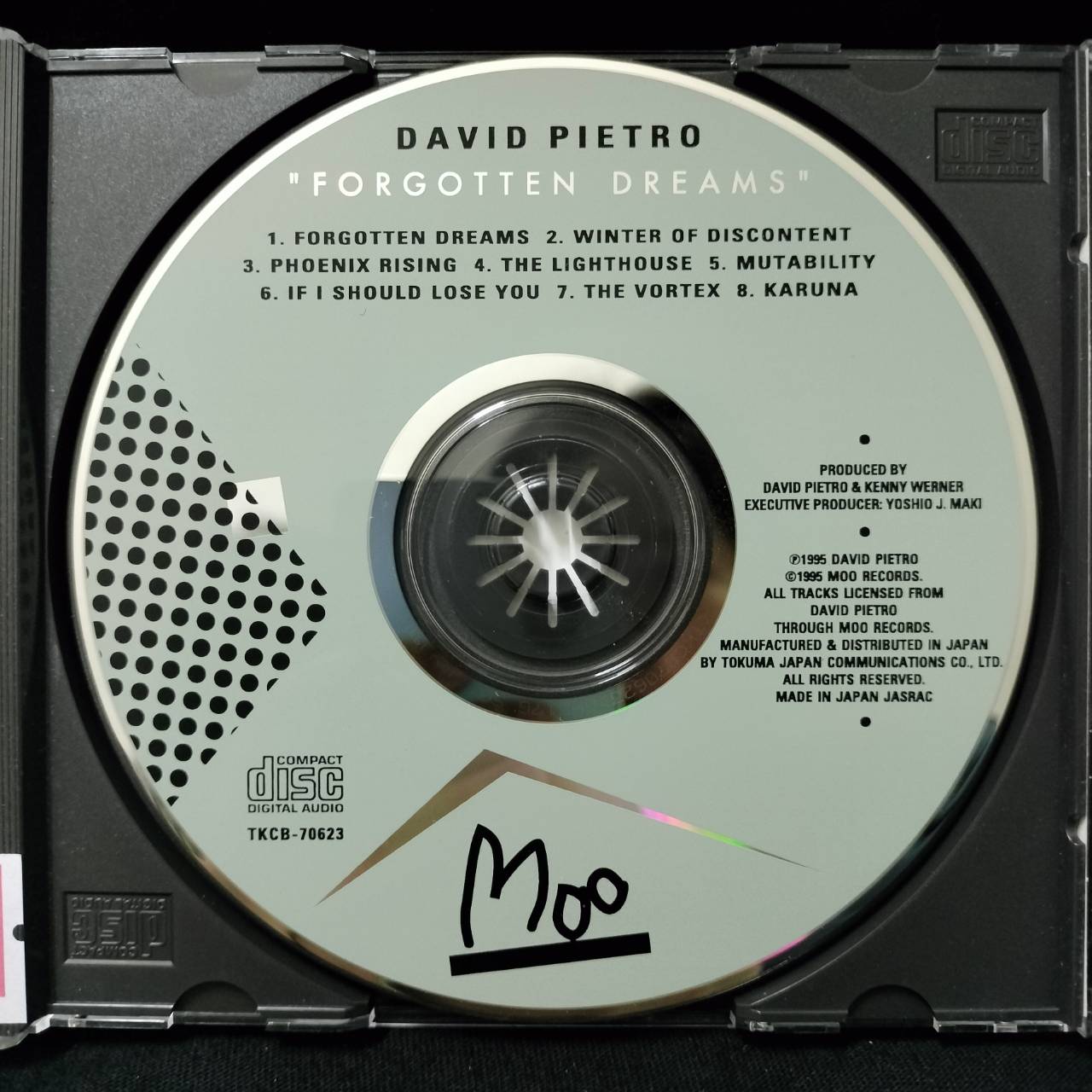 David Pietro – Forgotten Dreams / JAPAN / แผ่นสวย / มี Obi