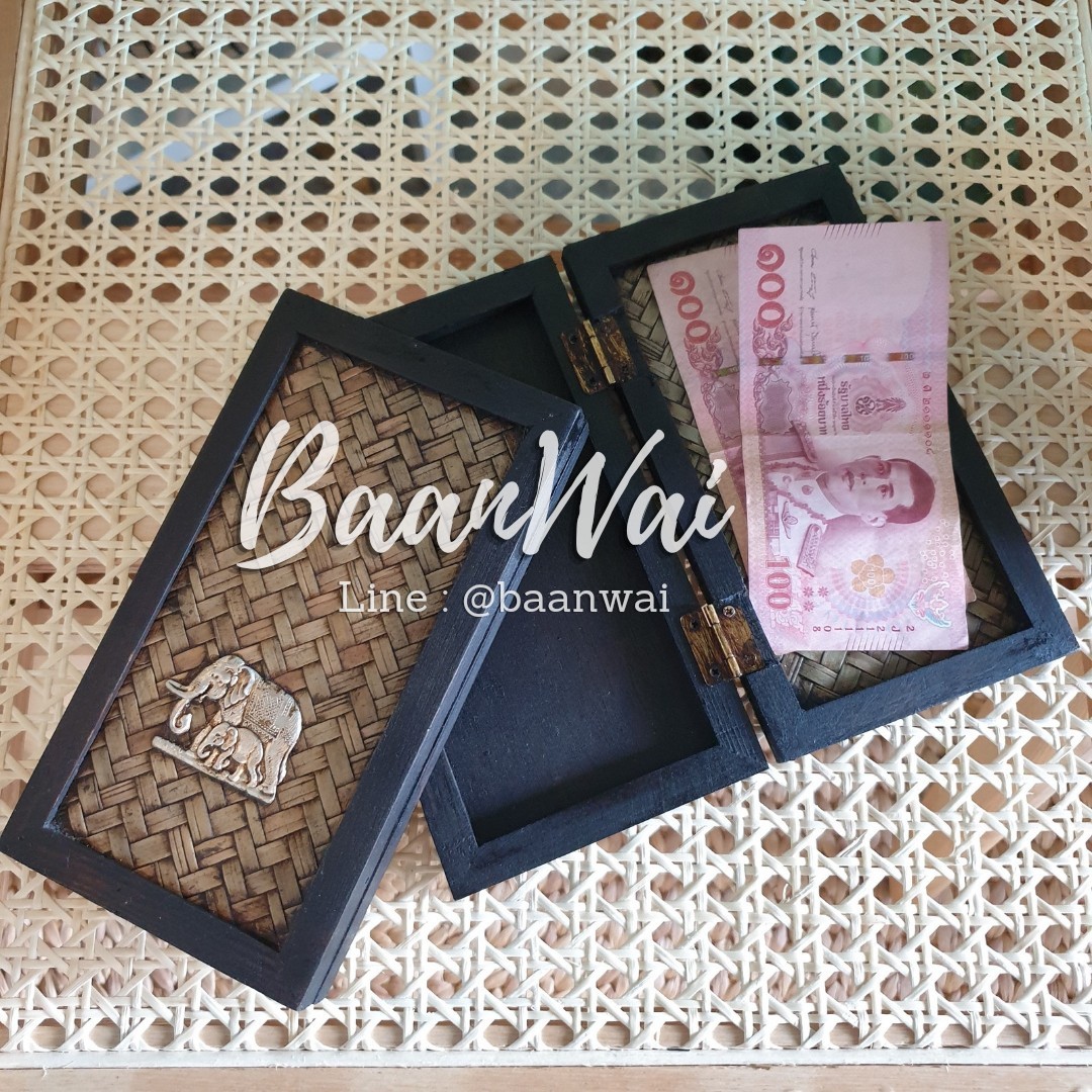 ถาดไม้ทอนเงิน ถาดไม้เช็คบิล ถาดทอนเงิน