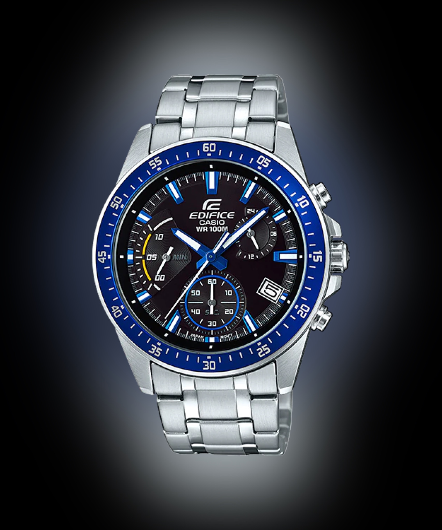 CASIO EDIFICE นาฬิกาข้อมือ นาฬิกากันน้ำ นาฬิกาของแท้ ประกันศูนย์ CMG 1 ปี รุ่น EFV-540D-1A2