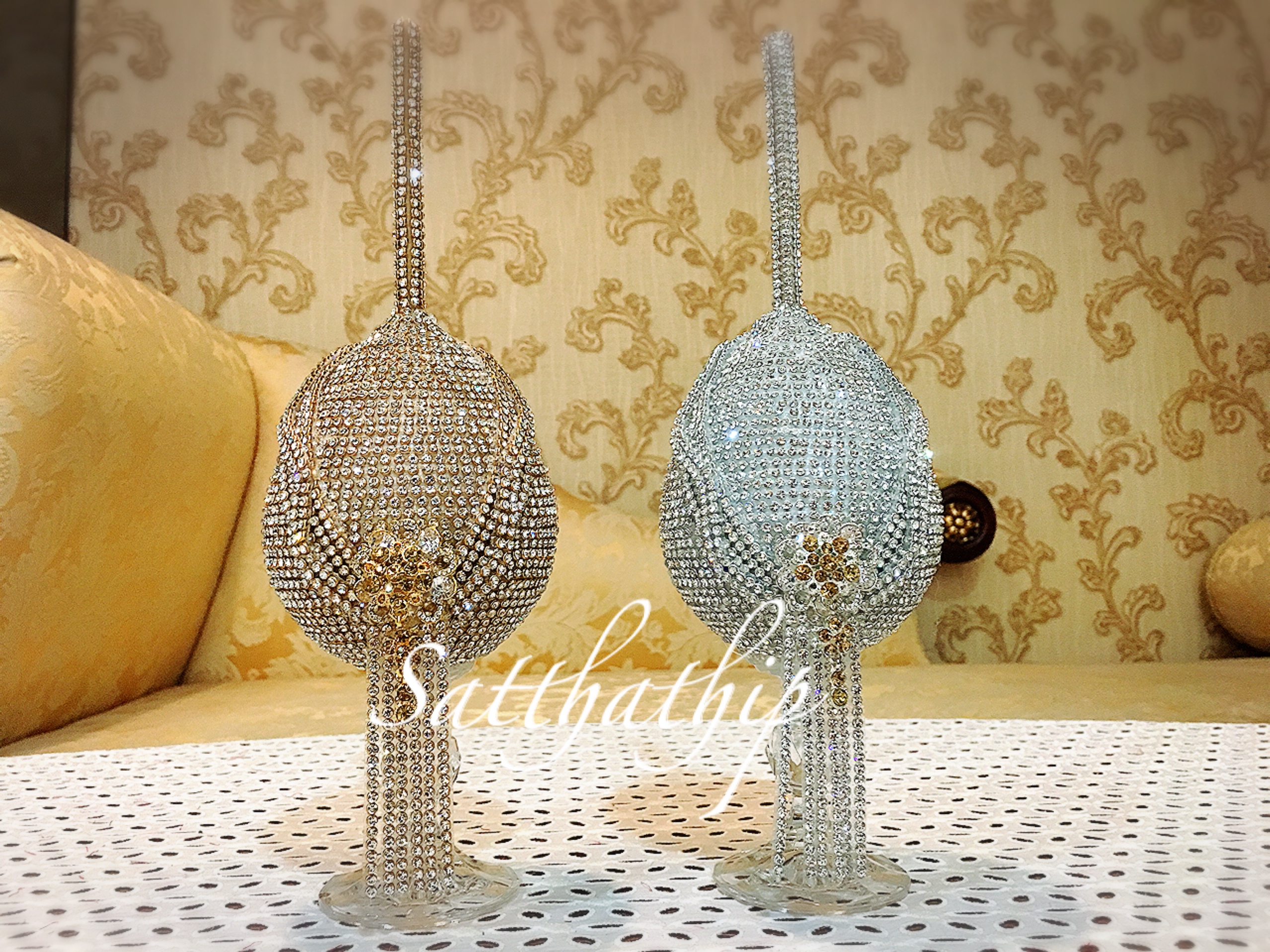 พานพุ่ม - พานพุ่มสักการะ - พานพุ่มเงินทอง - Phan bush