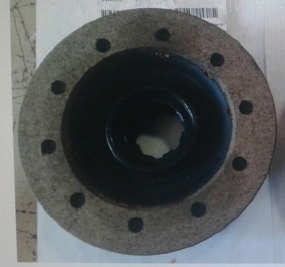 แผ่นจานเบรครอกไฟฟ้า ( แบบตรง ) Black bear รุ่น YSS-200 ถึง YSS-1000 / BARKE DRUM FOR YSS-200 YSS-300 YSS-500 YSS-1000