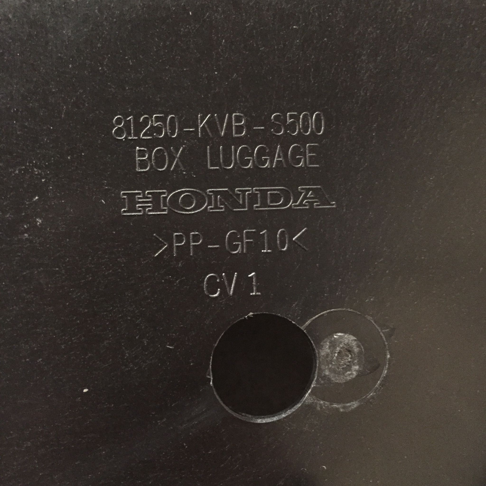 81250-KVB-S50 กล่องใส่ของ CLICK110I อะไหล่แท้ HONDA