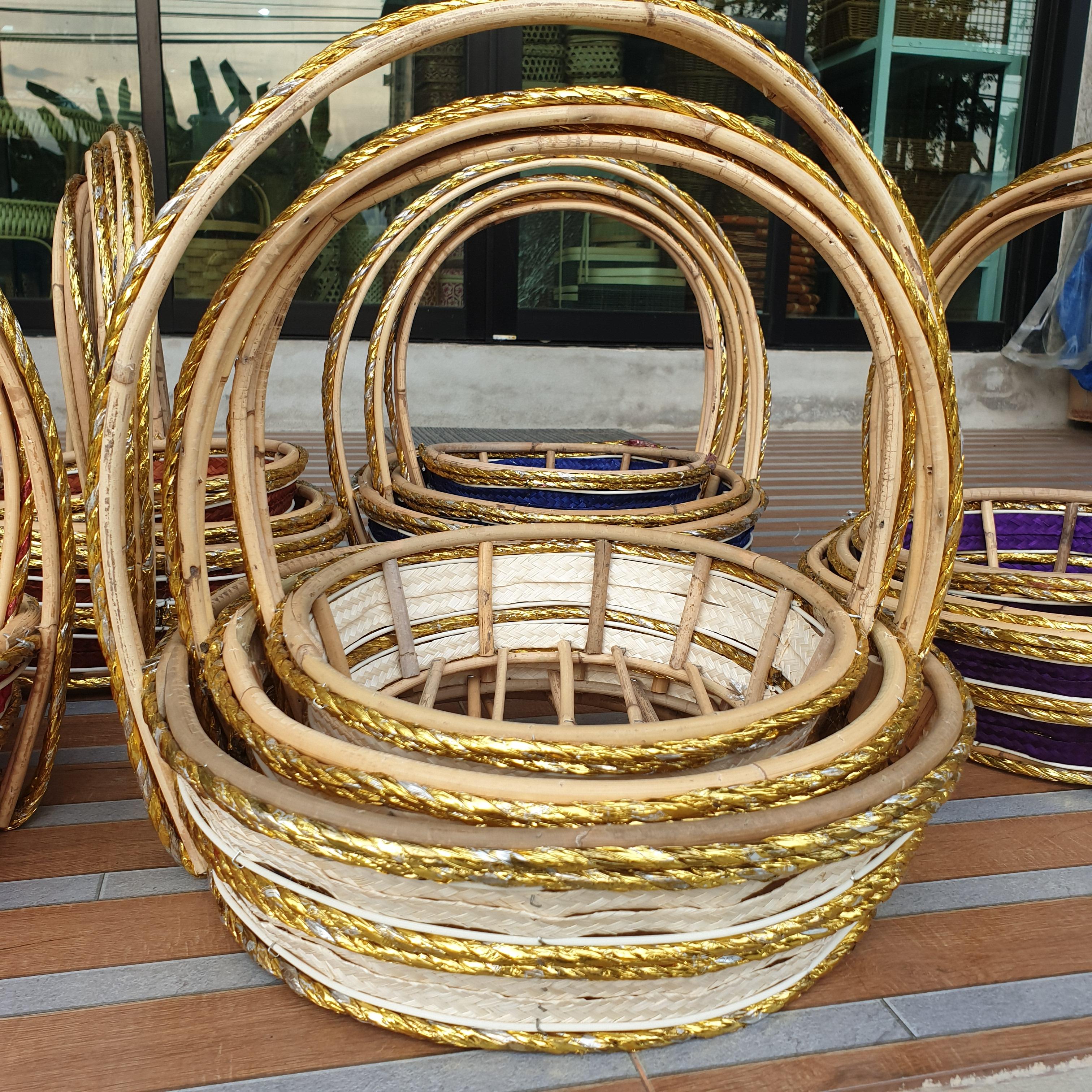 กระเช้า Code-001 ทรงรี