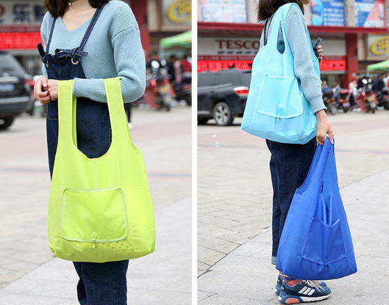 ถุงผ้าลดโลกร้อน,ถุงผ้าพับได้ราคาถูก,ถุงผ้าพับเก็บได้,กระเป๋าพับเก็บได้