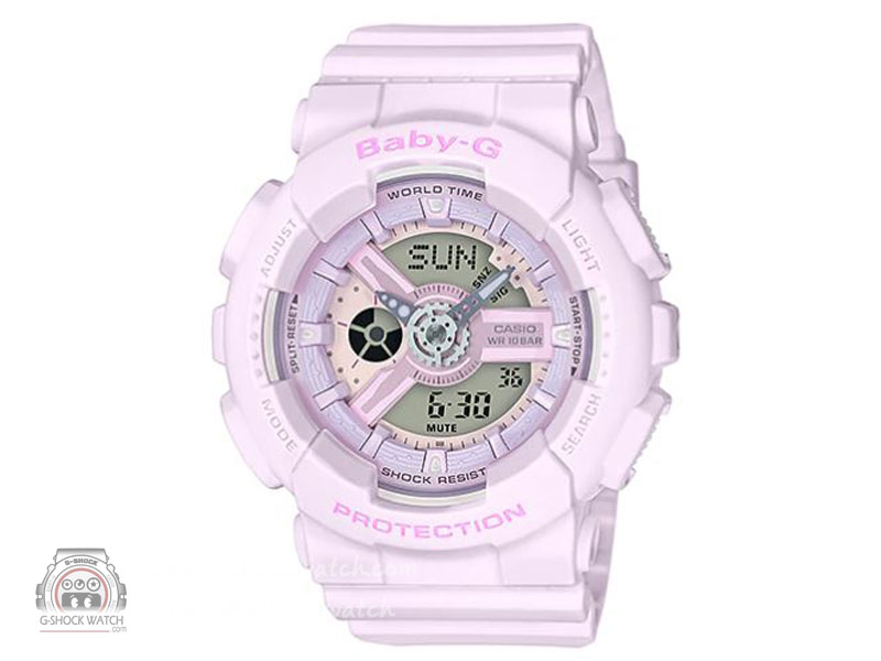 CASIO BABY-G นาฬิกาข้อมือ นาฬิกากันน้ำ นาฬิกาของแท้ ประกันศูนย์ CMG 1 ปี รุ่น BA-110-4A2