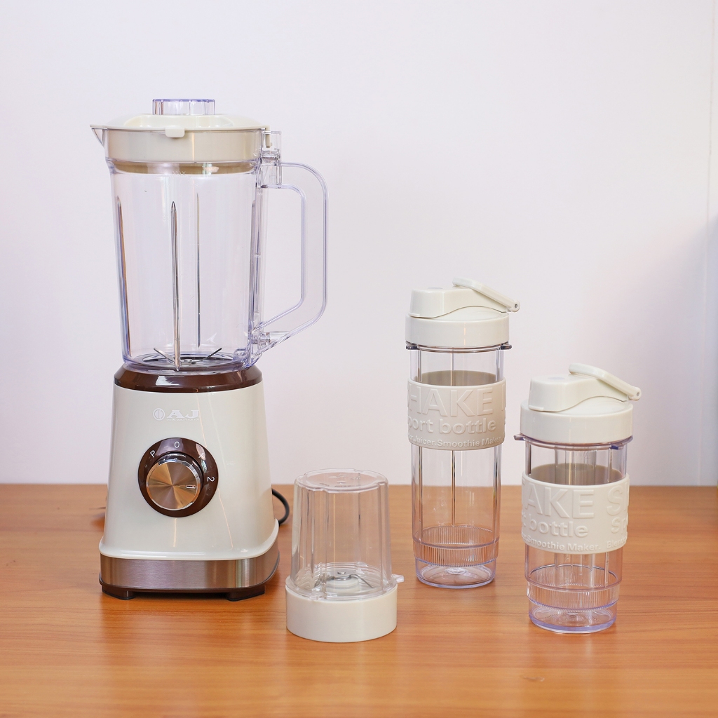 AJ เครื่องปั่นอเนกประสงค์ รุ่น TB26PG (6 IN 1) ปั่น บด สับ ปั่นน้ำ ผักและผลไม้ เครื่องทำสมูทตี้พร้อมดื่ม