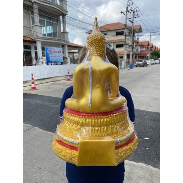 พระปางสะดุ้งมาร หน้าตักพระ9 ฐานกว้าง13 สูง18นิ้ว