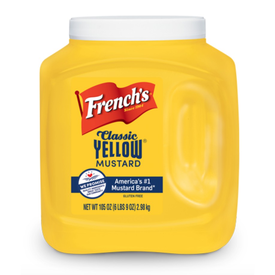 French's Mustard Cream 2.98 Kg. เฟรนช์มัสตาร์ดครีม 2.98 กก. (05-4165)
