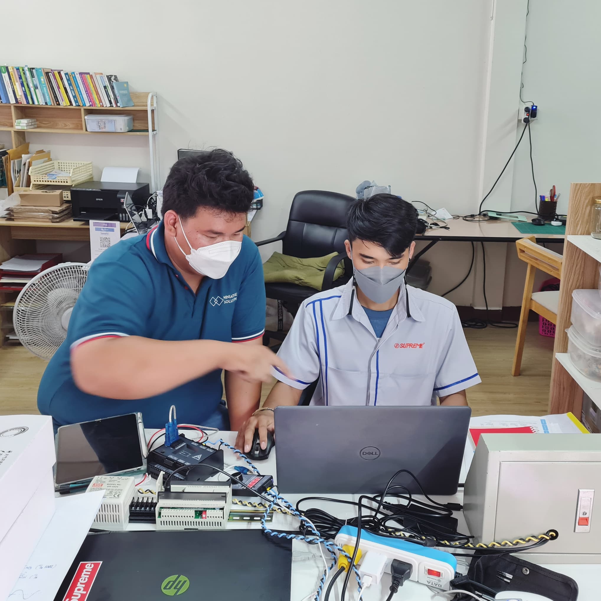 Station Training PLC AUTOMATION ชุดฝึกอบรม PLC HMI AUTOMATION
