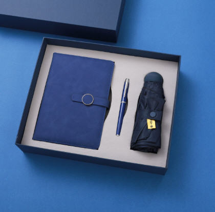 ชุดของขวัญปีใหม่,ชุดสมุด+ปากกา+ร่ม,ของขวัญปีใหม่สกรีนโลโก้