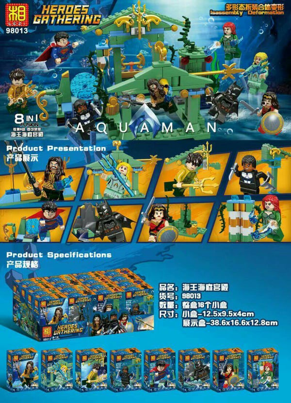 เลโก้จีน LEZI98013 ชุด AQUAMAN