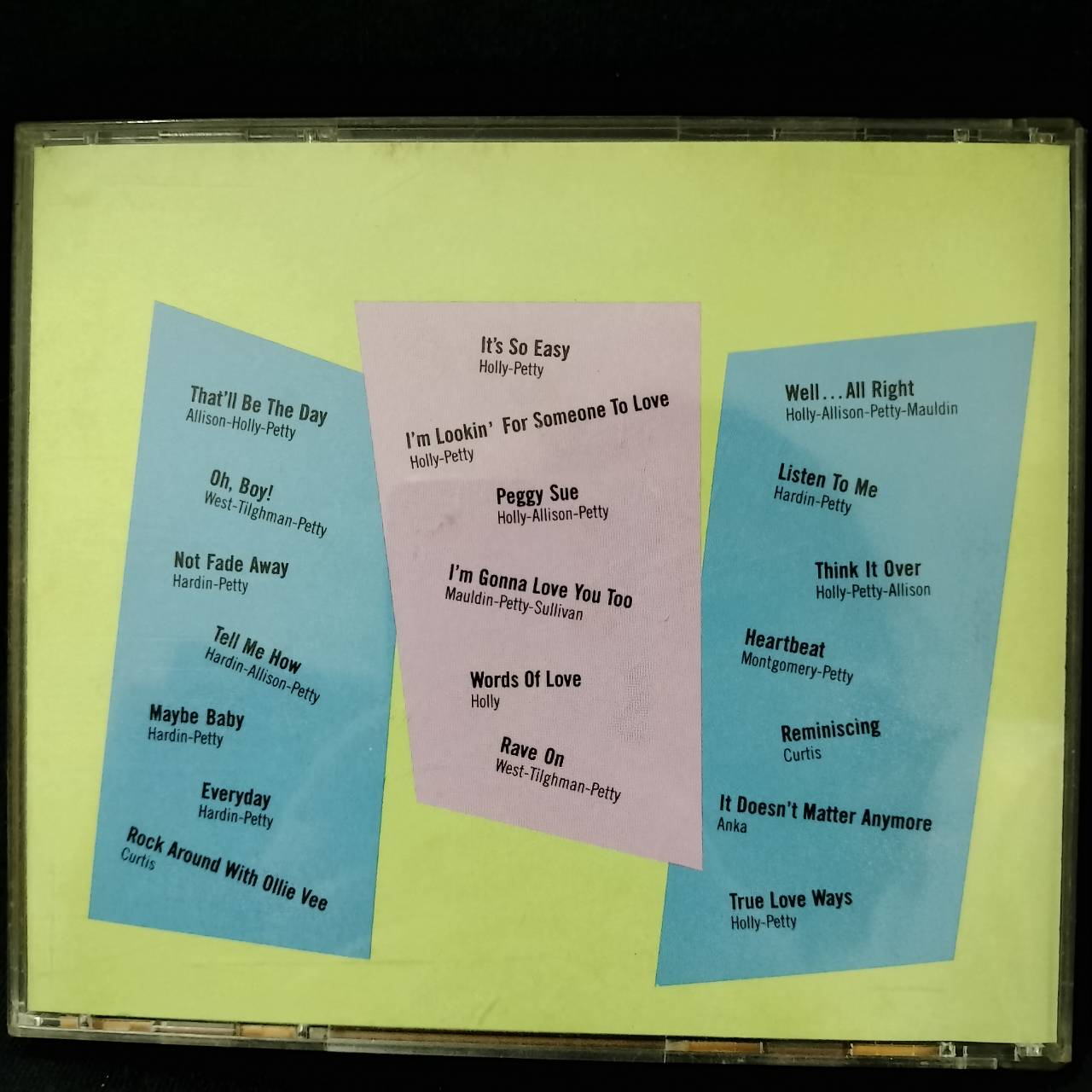 Buddy Holly – From The Original Master Tapes / USA / ปกมีจุดเหลือง / แผ่นสวย