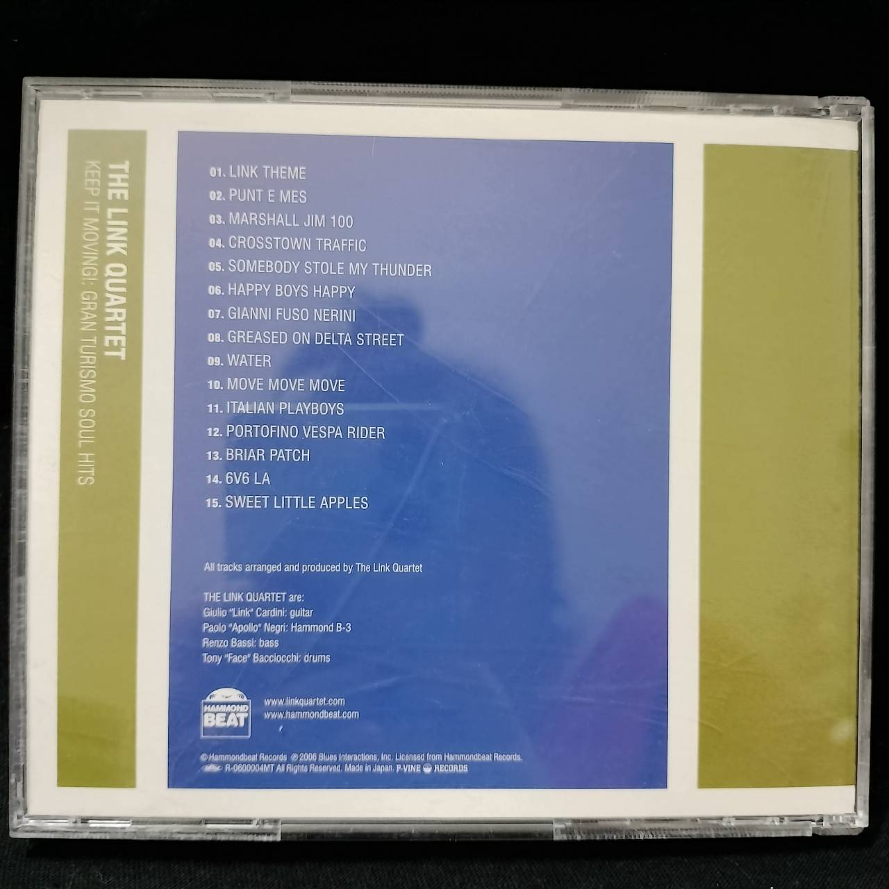 The Link Quartet – Keep It Moving! Gran Turismo Soul Hits / JAPAN / มีรอยบ้าง / มี Obi