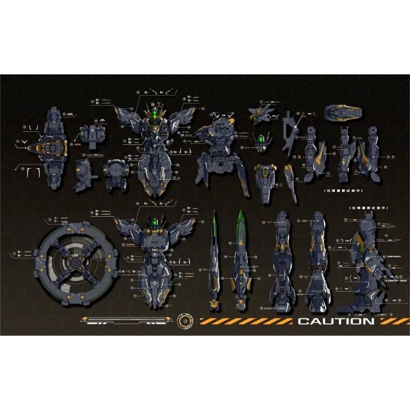 𝗩𝗶𝗲𝗻𝘁𝗶𝗮𝗻𝗲 𝗙𝘂𝘀𝗶𝗼𝗻 - 1/100 Apocalypse Black Color