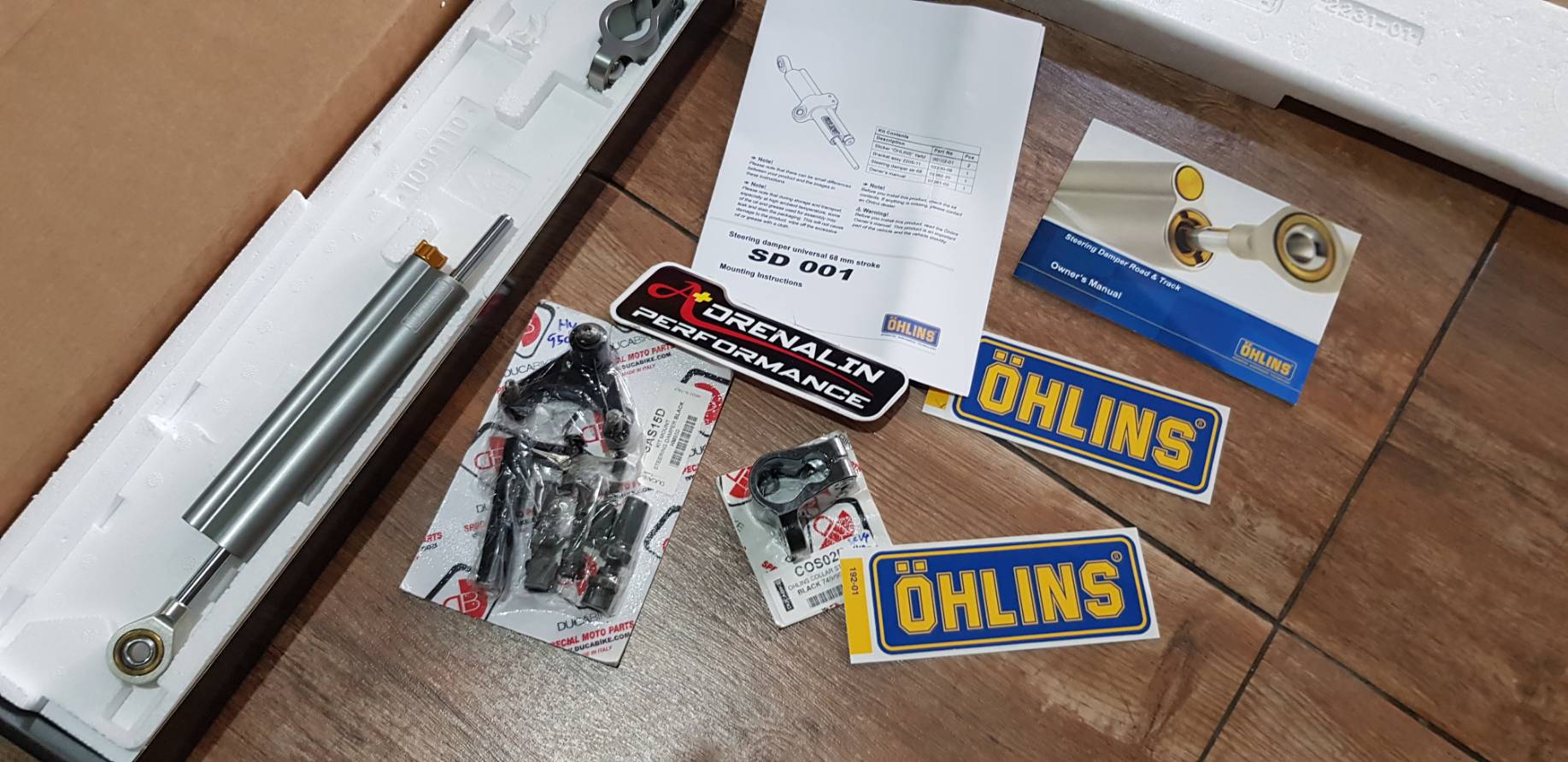 ชุดกันสะบัด Ohlins สำหรับ Hyper 950