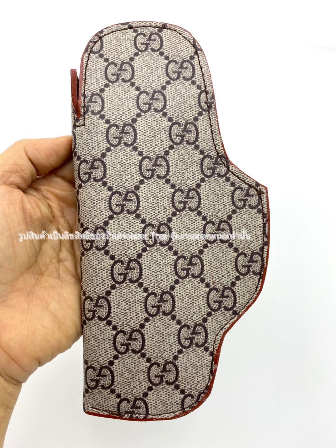 ซองพกในหนังลายGG ออโต้-ลูกโม่ มีครบทุกรุ่น (ถนัดขวา)