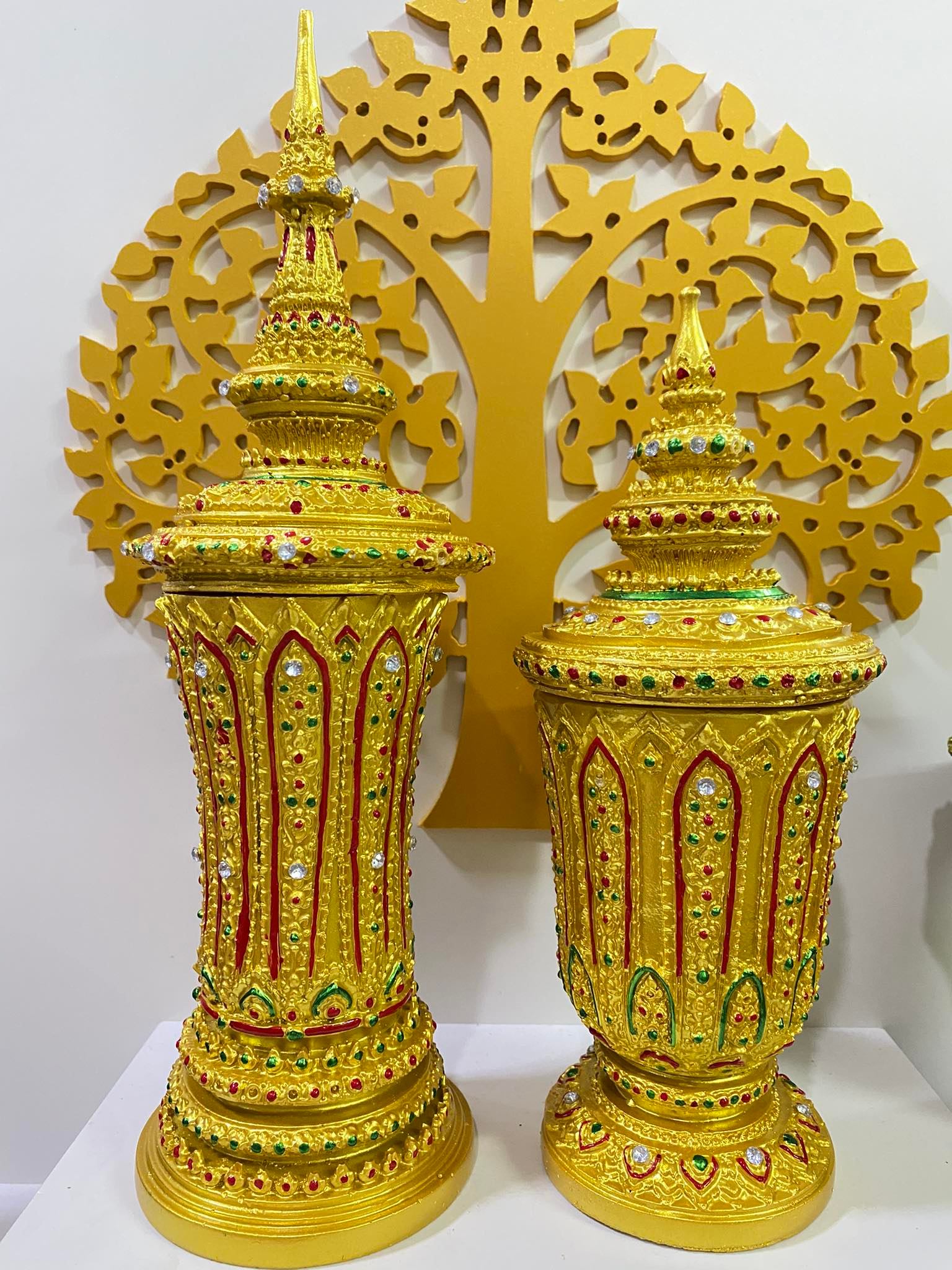 โกศ โกศใส่กระดูก โกศใส่อัฐิ สูง12นิ้ว