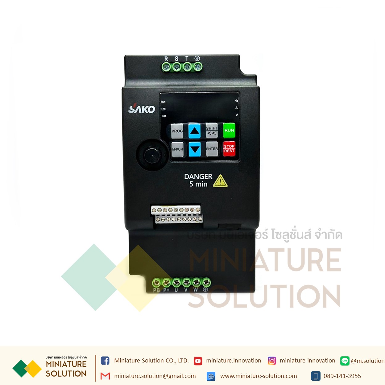 SAKO SKI780 4Kw Mini Vfd อินเวอร์เตอร์แปลงความถี่ตัวแปลงสําหรับมอเตอร์ 380VAC -> 380VAC