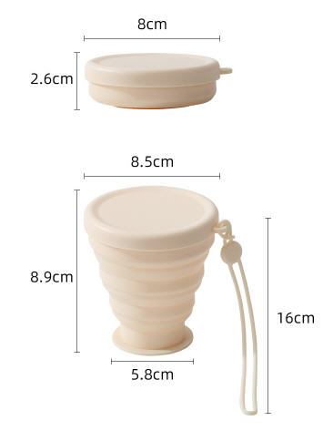 แก้วน้ำพับได้,แก้วน้ำซิลิโคนพับได้,สกรีนโลโก้,200ml