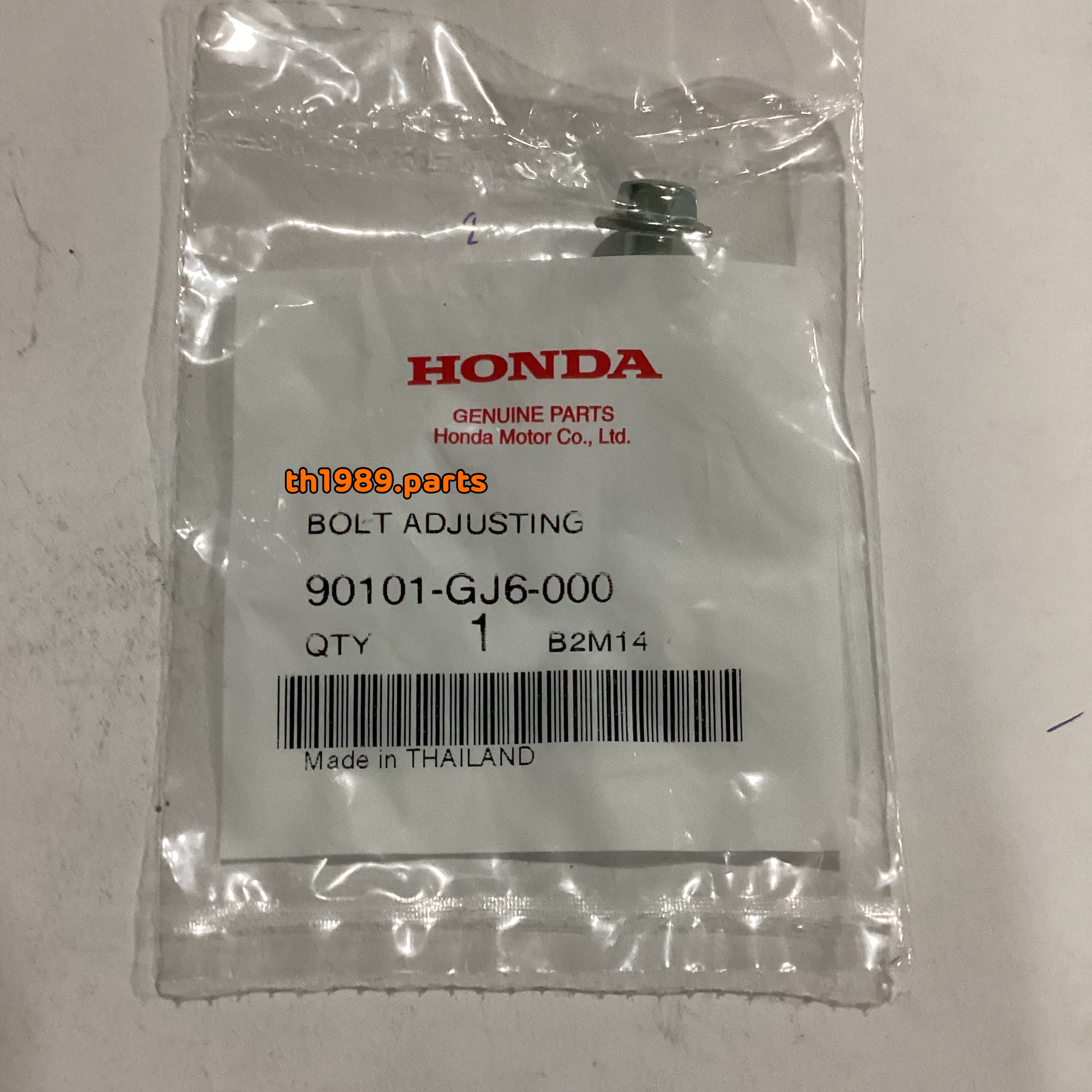 90101-GJ6-000 โบลต์ปรับตั้ง SUPER CUB WAVE100 WAVE110i WAVE125i อะไหล่แท้ HONDA