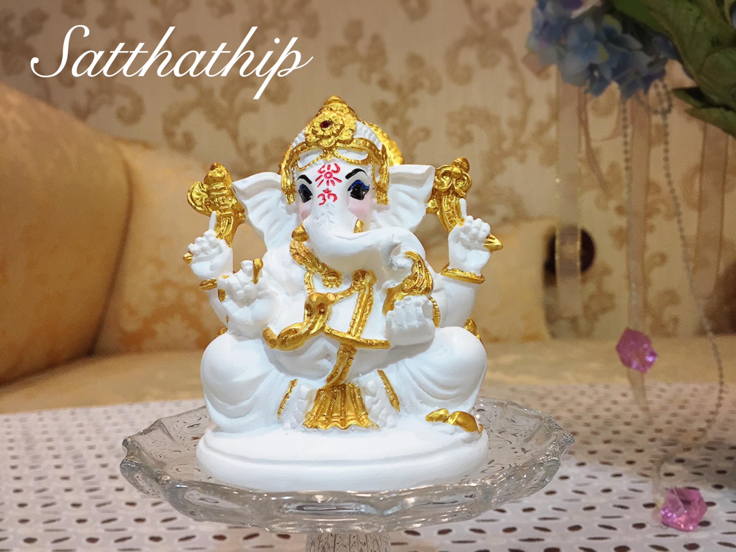 พระพิฆเนศ ปางสัมปทายะคเณศ (เซรามิก) - Ganesha: Lord of Success