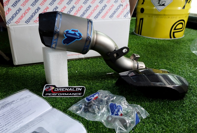 ท่อ Termignoni ทรงสั้น Racing ไทเทเนียม สำหรับ Multi 1200/1260 (For Exhibition only)