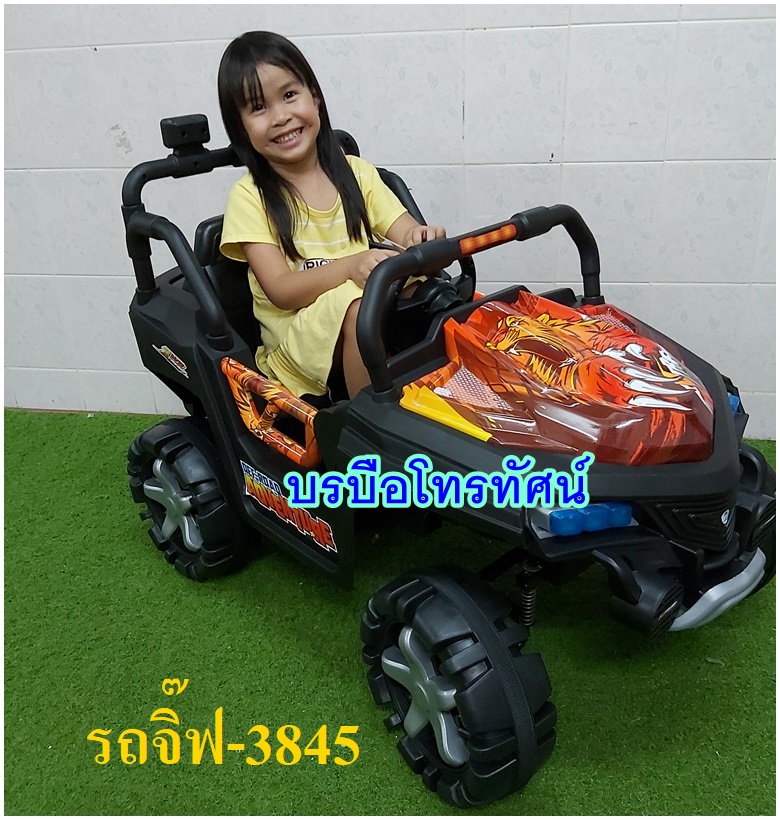 รถแบตเตอรี่ กะบะโตโยต้าลิขสิทธิ์แท้ รถจิ๊บแบตเตอรี่ Jeep Car รถทหาร 4x4 off road รถโฟวิวออฟโรด