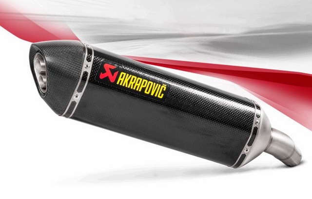 ท่อ Akrapovic Slip-On ( CARBON ) สำหรับ GSX-S750 2017+ (For Exhibition only)