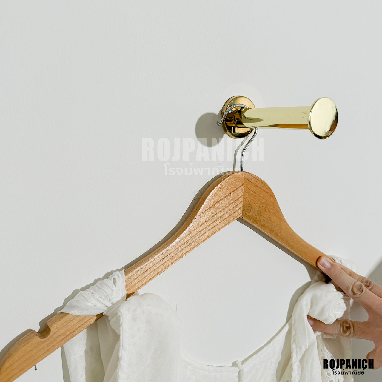 ที่ยึดผนังแท่งทอง10ซม.