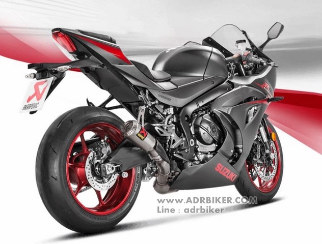 ท่อ Akrapovic Slip-On GP titanium สำหรับ GSX-R1000 2017+ (For Exhibition only)